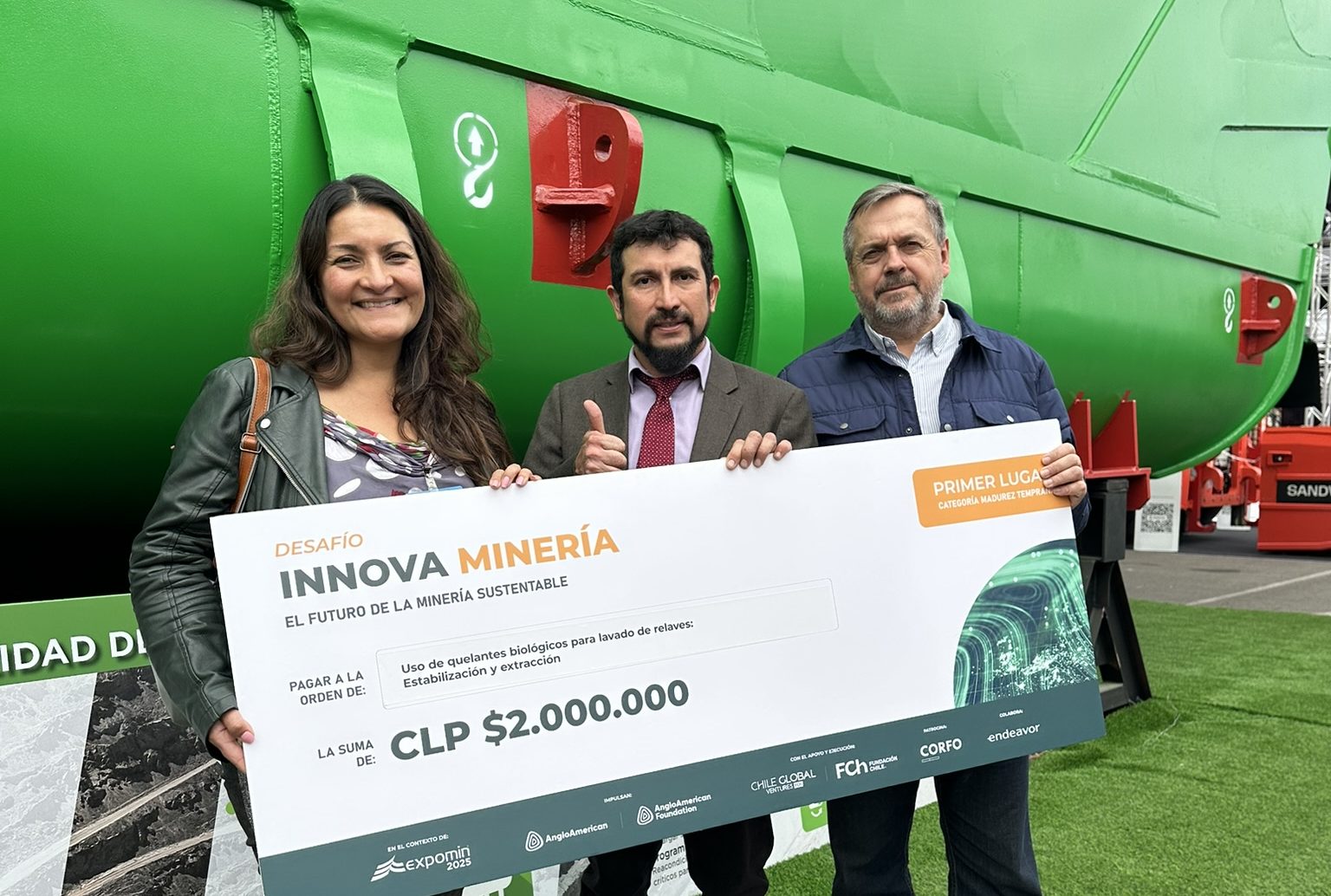 Daniel Valenzuela ganador ExpoMin minería 2025